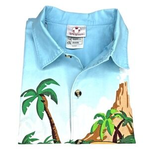 Disney Store Surfing Safari Trio: Mickey, Goofy, and Donald Boys Adventure Shirt